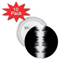 Black And White Noise, Sound Equalizer Pattern 1 75  Buttons (10 Pack) by Casemiro