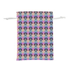 Pink And Blue Lightweight Drawstring Pouch (m) by Sparkle