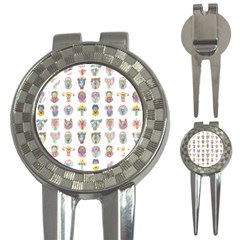 Female Reproductive System  3-in-1 Golf Divots by ArtByAng