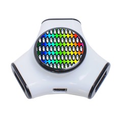 Geometric Balls 3-port Usb Hub by Sparkle