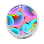 3d Color Swings 4-Port USB Hub (Two Sides) Back
