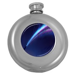 Light Fleeting Man s Sky Magic Round Hip Flask (5 Oz) by Mariart