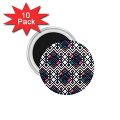 Boho Geometric 1 75  Magnets (10 Pack)  by tmsartbazaar