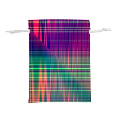Glitch Lightweight Drawstring Pouch (l) by Angelandspot