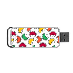 Geometric Fruity Portable Usb Flash (two Sides) by tmsartbazaar
