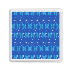 Glitter Butterfly Memory Card Reader (square) by Sparkle