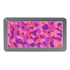 Pink And Purple Camouflage Memory Card Reader (mini) by SpinnyChairDesigns