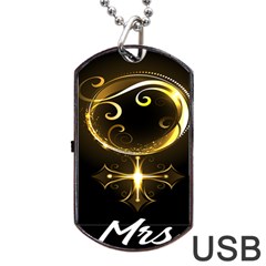 Venus Mrs Dog Tag Usb Flash (two Sides) by PurplePrincess