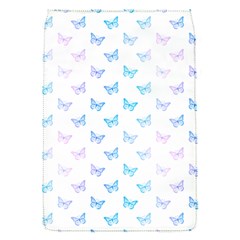 Light Blue Pink Butterflies Pattern Removable Flap Cover (s) by SpinnyChairDesigns
