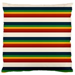 Rainbow Stripes Standard Flano Cushion Case (Two Sides) Front