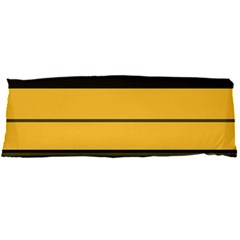 Vintage Yellow Body Pillow Case Dakimakura (two Sides) by tmsartbazaar