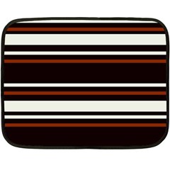 Classic Coffee Brown Double Sided Fleece Blanket (mini)  by tmsartbazaar