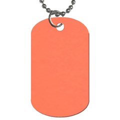 Appreciating Apricot Dog Tag (one Side) by Janetaudreywilson
