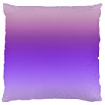 Plum and Violet Purple Gradient Ombre Color Large Cushion Case (Two Sides) Front