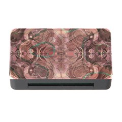 Tea Rose Pink And Brown Abstract Art Color Memory Card Reader With Cf by SpinnyChairDesigns