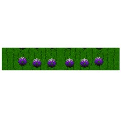 Power To The Big Flowers Festive Large Flano Scarf  by pepitasart