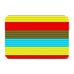 Multicolor With Black Lines Plate Mats by tmsartbazaar