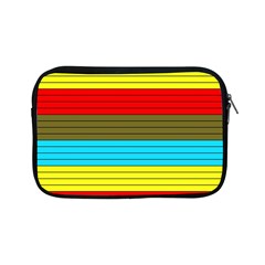 Multicolor With Black Lines Apple Ipad Mini Zipper Cases by tmsartbazaar