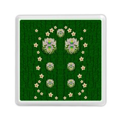 The Way To Freedom One Island One Gnome Memory Card Reader (square) by pepitasart
