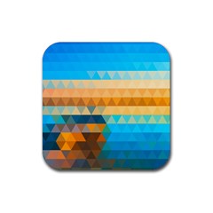 Mosaic  Rubber Coaster (square)  by Sobalvarro