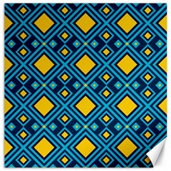 Geometric Abstract Diamond Canvas 20  X 20  by tmsartbazaar