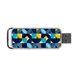 Geometric Hypnotic Shapes Portable Usb Flash (one Side) by tmsartbazaar
