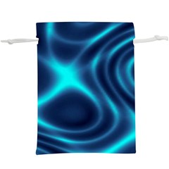 Blue Wave 2  Lightweight Drawstring Pouch (xl) by Sabelacarlos