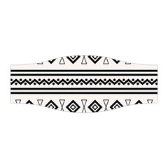 Black And White Aztec Stretchable Headband by tmsartbazaar