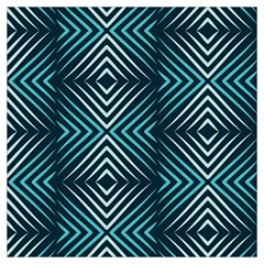 Blue Motif Design Long Sheer Chiffon Scarf  by tmsartbazaar