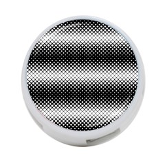 Geometrical Blocks, Rhombus Black And White Pattern 4-port Usb Hub (two Sides) by Casemiro