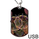 Fractal Geometry Dog Tag USB Flash (Two Sides) Front