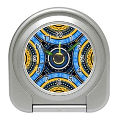Tribal Zentangle Art Travel Alarm Clock by tmsartbazaar