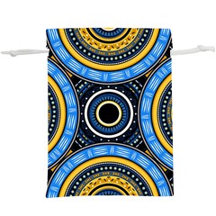 Tribal Zentangle Art  Lightweight Drawstring Pouch (xl) by tmsartbazaar