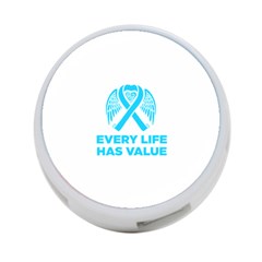 Child Abuse Prevention Support  4-port Usb Hub (two Sides) by artjunkie