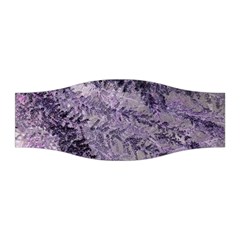 Flowers Branches Purple Stretchable Headband by DinkovaArt
