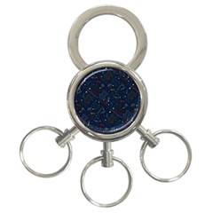 Traditional Tribal Pattern 3-ring Key Chain by tmsartbazaar