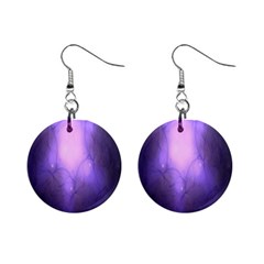 Violet Spark Mini Button Earrings by Sparkle