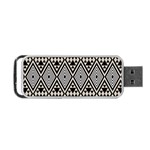 Abstract Boho Style Geometric Portable USB Flash (Two Sides) Back