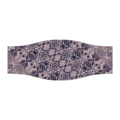Violet Textured Mosaic Ornate Print Stretchable Headband by dflcprintsclothing