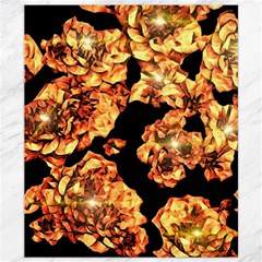 Copper Floral Canvas 8  X 10  by Janetaudreywilson