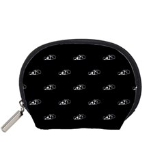 Formula One Black And White Graphic Pattern Accessory Pouch (small) by dflcprintsclothing