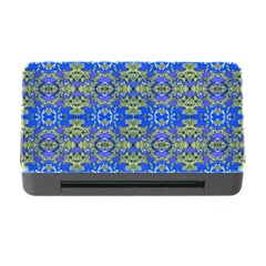 Gold And Blue Fancy Ornate Pattern Memory Card Reader With Cf by dflcprintsclothing