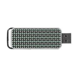 Skull Pattern Portable Usb Flash (one Side) by Sparkle