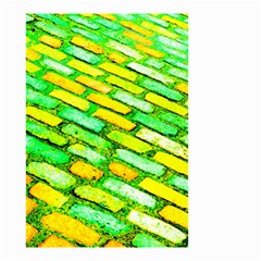 Diagonal Street Cobbles Small Garden Flag (two Sides) by essentialimage