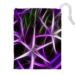 Neurons Brain Cells Imitation Drawstring Pouch (4xl) by HermanTelo
