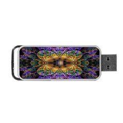Fractal Illusion Portable Usb Flash (one Side) by Sparkle