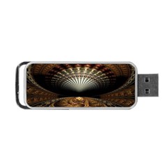 Fractal Illusion Portable Usb Flash (one Side) by Sparkle