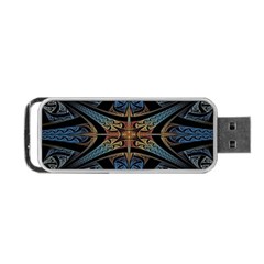 Fractal Flower Portable Usb Flash (one Side) by Sparkle