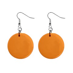 Deep Saffron - Mini Button Earrings by FashionLane