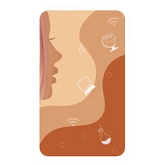 Online Woman Beauty Brown Memory Card Reader (rectangular) by Mariart